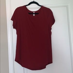 Lululemon T-shirt orangey/red